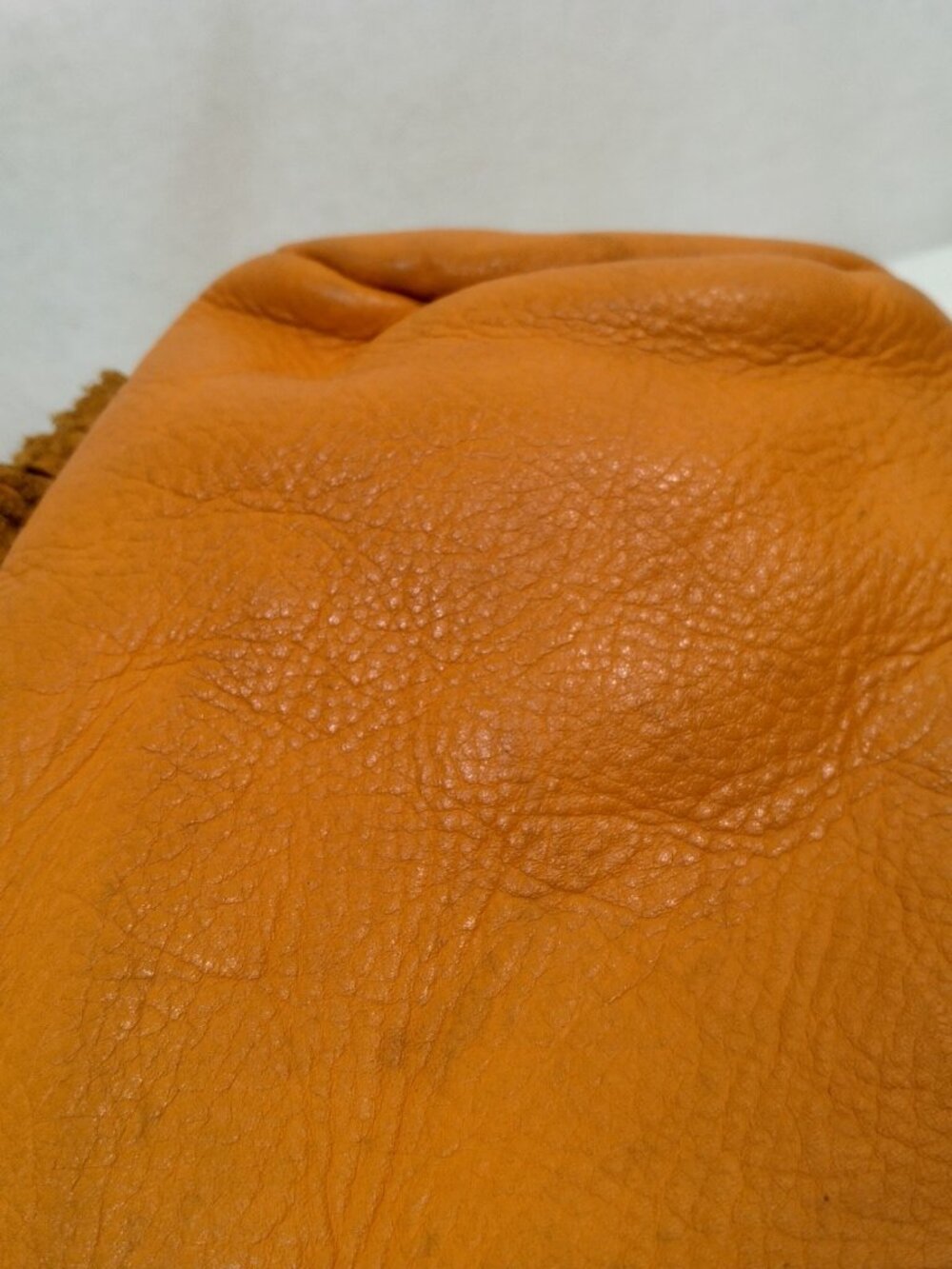 Vintage Old Fort Niagara Leather Pouch Youngstown New York Souvenir Brown Fringe - Picture 14 of 16
